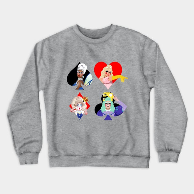 Top 4 from Drag Race UK Crewneck Sweatshirt by dragover